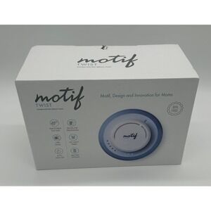 Motif Twist Double Electric Breast Pump Adjustable Suction Backflow New